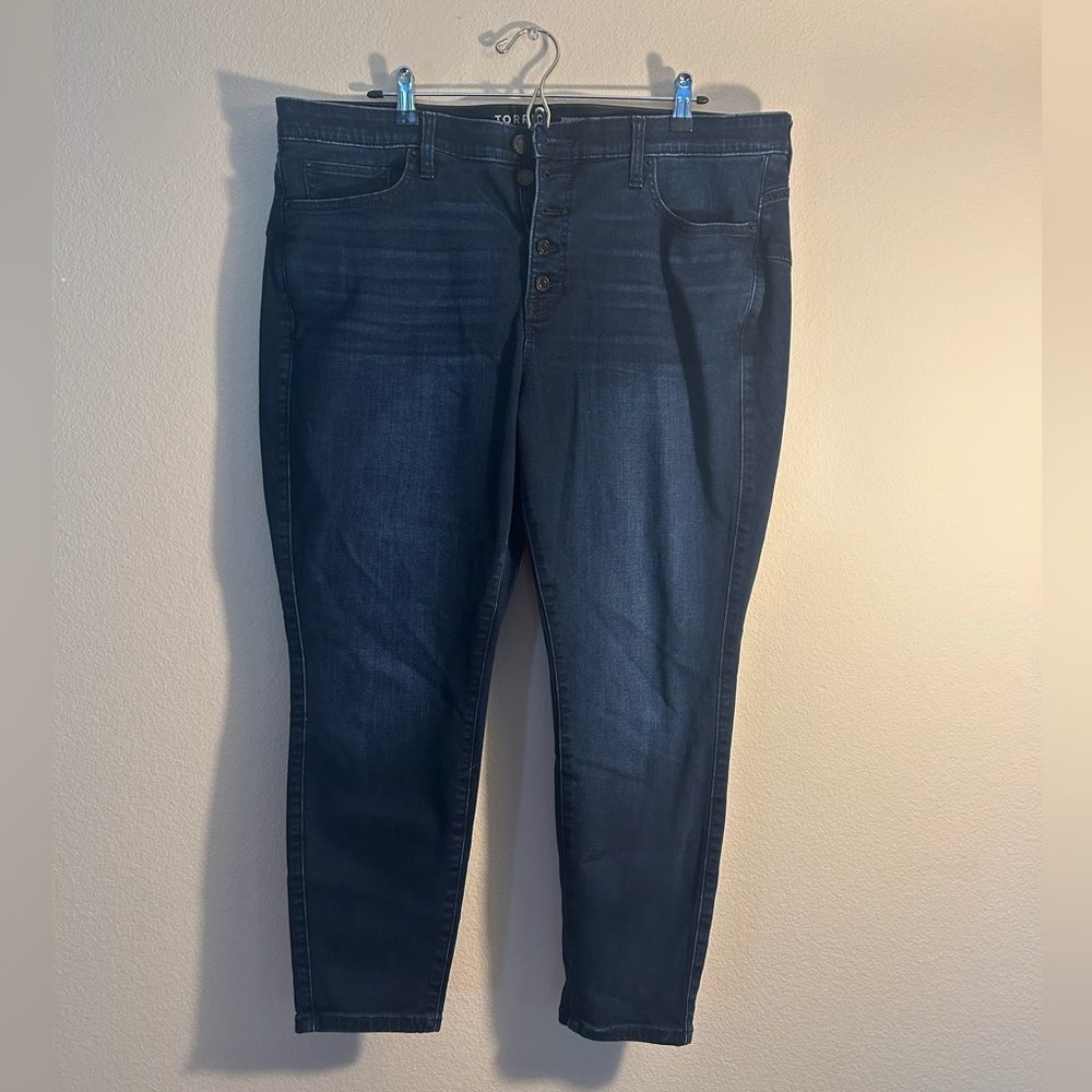 Torrid Dark Indigo Skinny Jeans